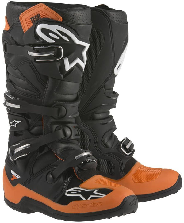 ALPINESTARS 骑行靴 Tech 7 Motocross Boots Black/Orange