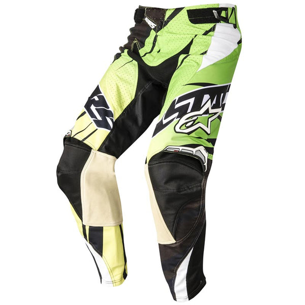 ALPINESTARS 骑行裤 Techstar Motocross Pants Black/Green