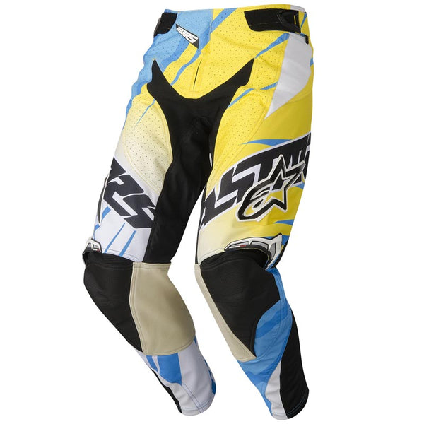 ALPINESTARS 骑行裤 Techstar Motocross Pants Blue/Yellow