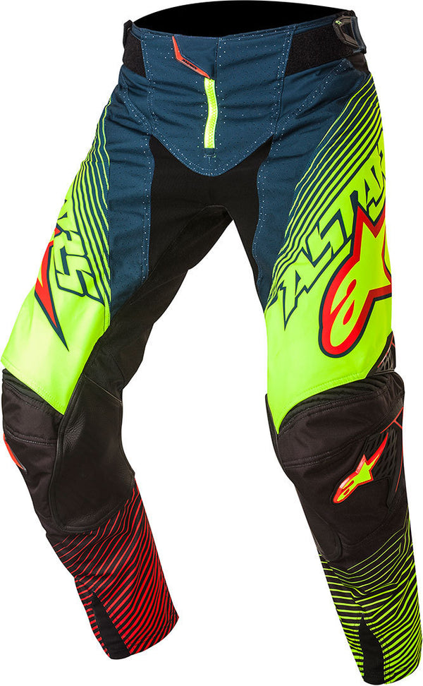 ALPINESTARS 骑行裤 Techstar Factory Motocross Pants 2017 Blue/Yellow/Red