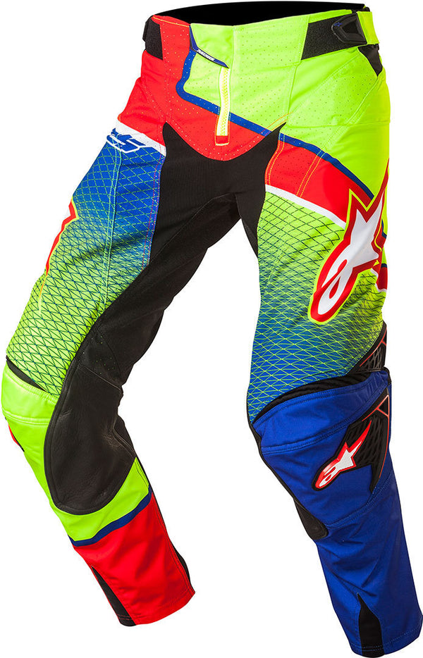 ALPINESTARS 骑行裤 Techstar Venom Motocross Pants 2017 Blue/Yellow/Red