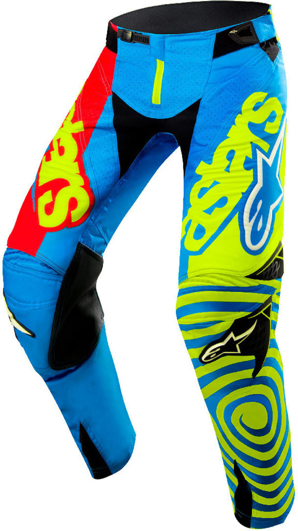 ALPINESTARS 骑行裤 Techstar Venom 2018 Motocross Pants Blue/Yellow/Red