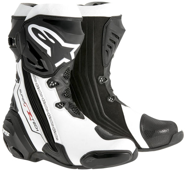 ALPINESTARS  骑行靴 Alpinestars Supertech-R Motorcycle Boots Black/White