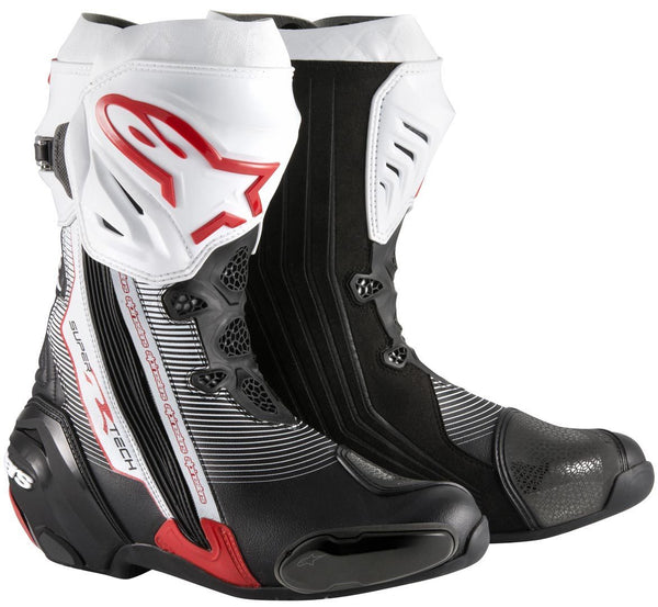 ALPINESTARS 骑行靴 Supertech-R Motorcycle Boots Black/Red/White