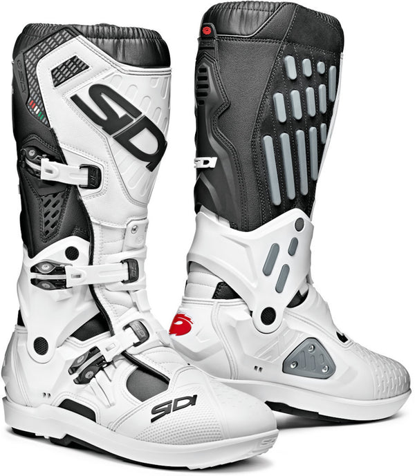 Sidi Atojo SRS Motocross Boots MX Black/White/Yellow