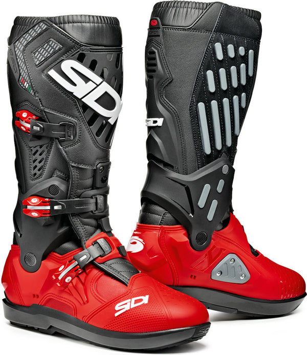 Sidi Atojo SRS Motocross Boots MX Black/White/Yellow