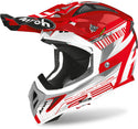 Airoh Aviator 2.3 Novak Motocross Helm White/Red