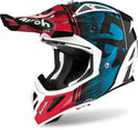 Airoh Aviator ACE Motocross Helmet Red/Blue
