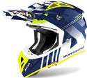 Airoh Aviator ACE Nemesi Motocross Helmet Blue/Yellow
