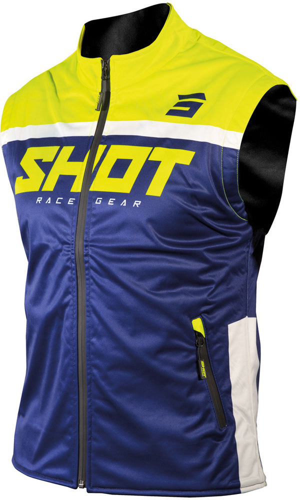 Shot Bodywarmer Lite 2.0 Motocross Vest Blue/Yellow