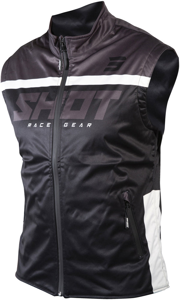 Shot Bodywarmer Lite 2.0 Motocross Vest Black/White