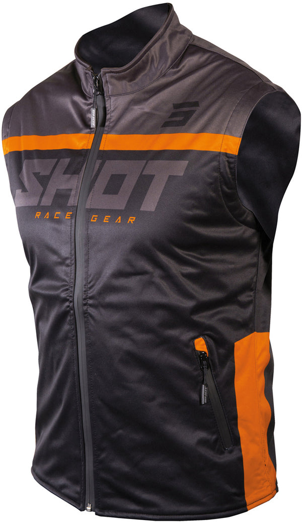 Shot Bodywarmer Lite 2.0 Motocross Vest Black/Orange