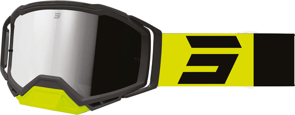 Shot Core Motocross Goggles Neon Yellow