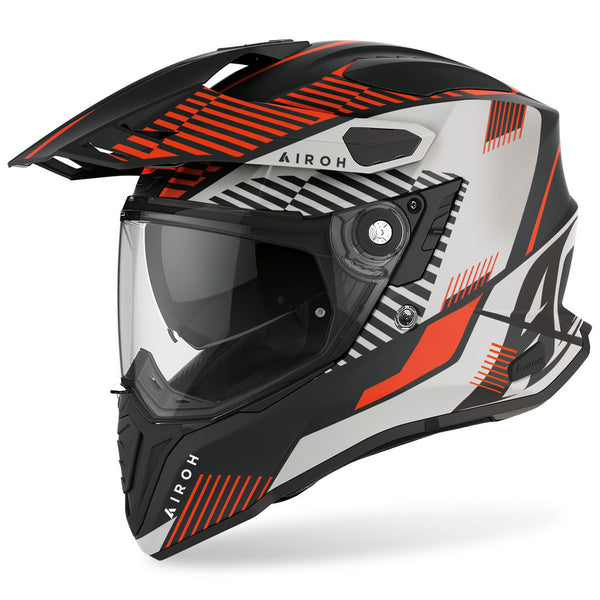 Airoh Commander Boost Motocross Helmet Black Matt/Orange