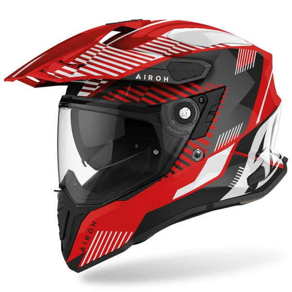 Airoh Commander Boost Motocross Helmet Red/Black/White