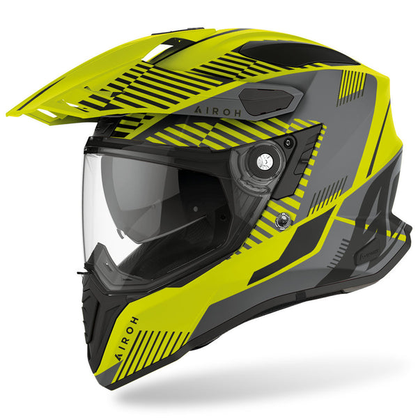 Airoh Commander Boost Motocross Helmet Yellow Matt