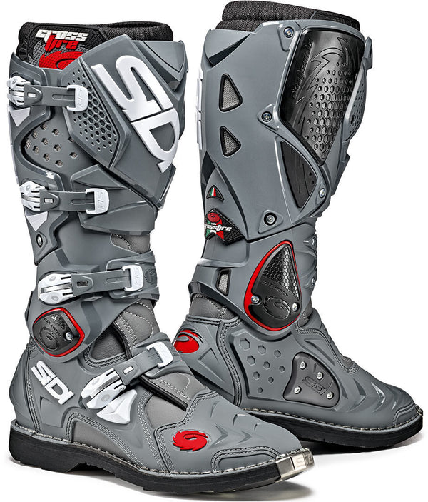 Sidi Crossfire 2 Motocross Boots Grey/Red
