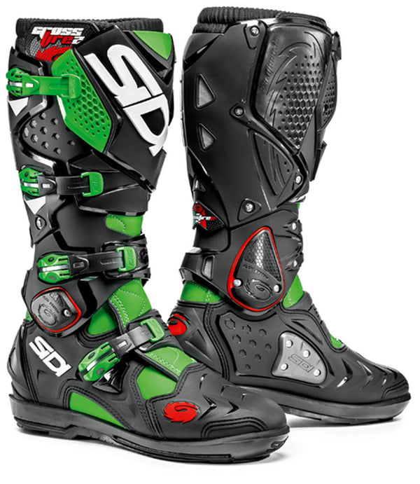 Sidi Crossfire 2 SRS Motocross Boots Green/Black