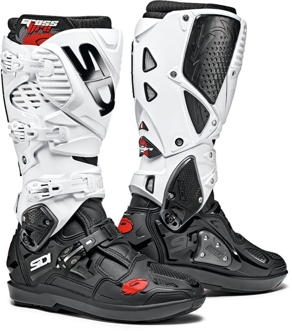 Sidi Crossfire 3 SRS Motocross Boots Black/White