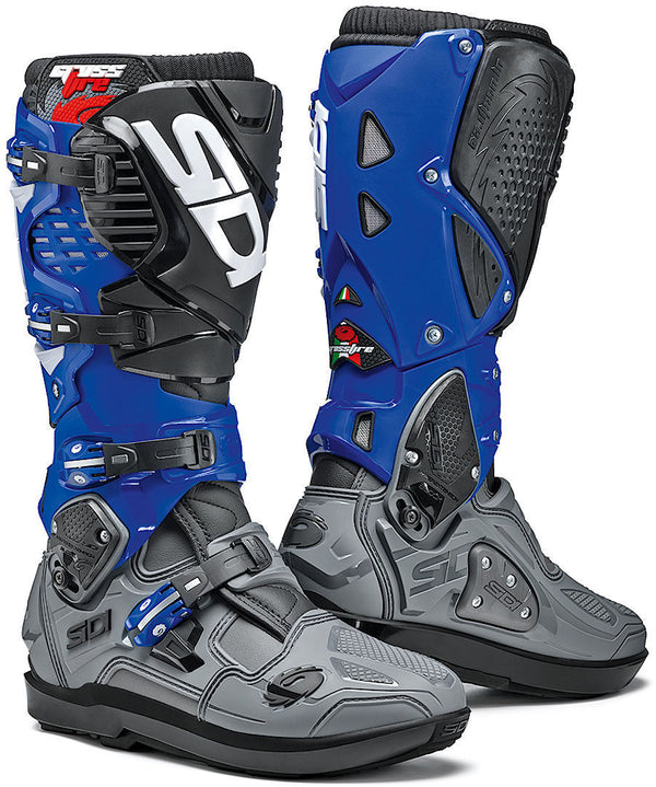 SIDI CROSSFIRE 3 SRS 骑行靴 灰蓝