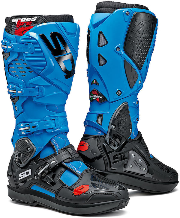 SIDI CROSSFIRE 3 SRS 骑行靴 黑蓝