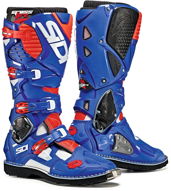 Sidi Crossfire 3 Motocross Boots Blue/White/Red