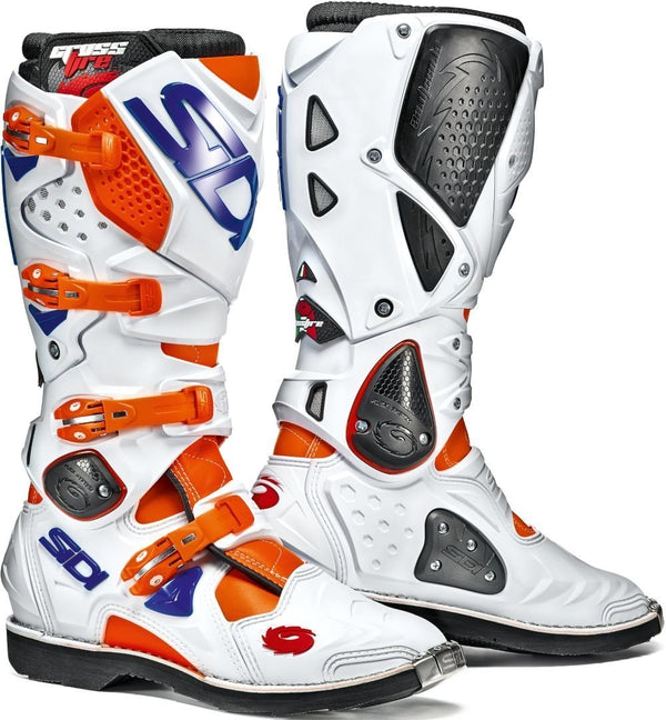 Sidi Crossfire 2 Motocross Boots Orange/White/Blue