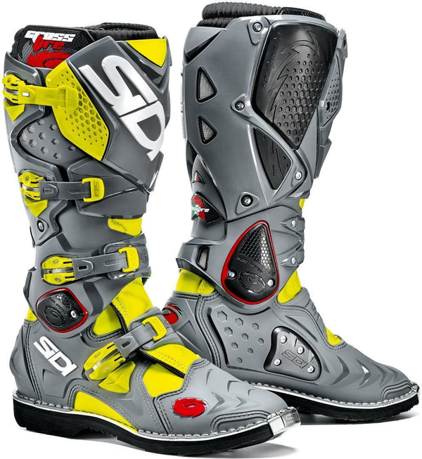 Sidi Crossfire 2 Motocross Boots Grey/Black/Yellow