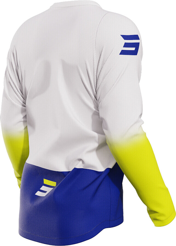 Shot Devo Reflex Motocross Jersey Blue/White/Yellow