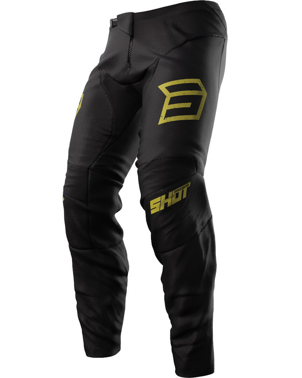 Shot Devo Army Motocross Pants Black/Gold
