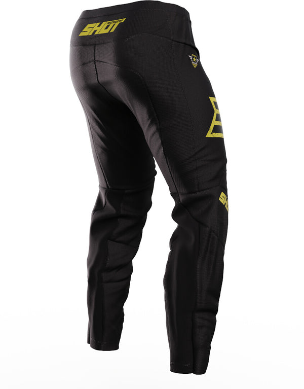 Shot Devo Army Motocross Pants Black/Gold