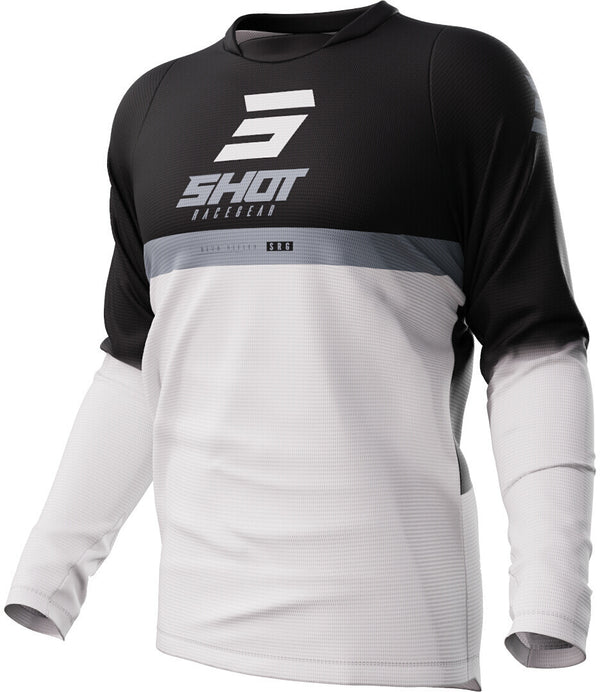 Shot Devo Reflex Motocross Jersey White/Black