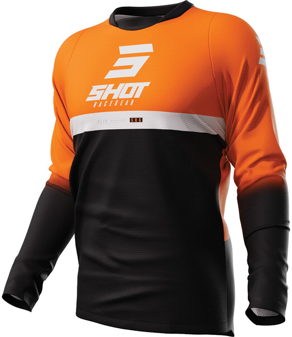Shot Devo Reflex Motocross Jersey Black/Orange