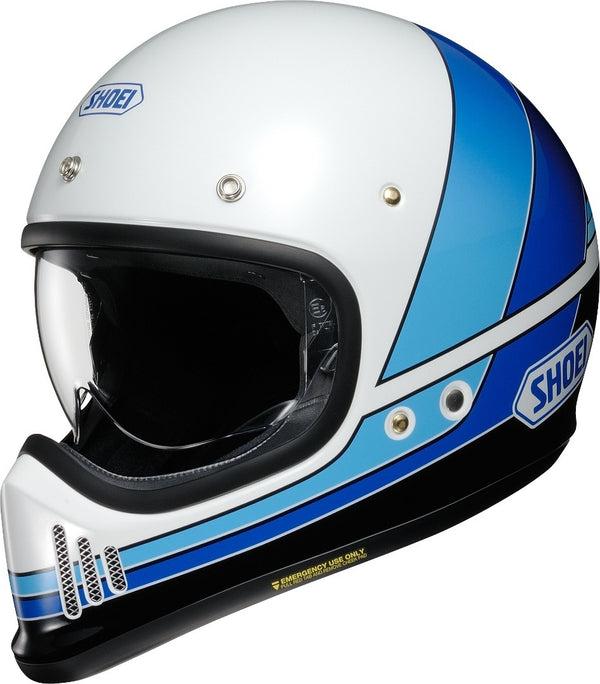 Shoei EX-Zero Equation TC-2 Helmet White/Blue