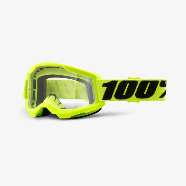 100% 风镜 STRATA 2 Goggle 荧光黄