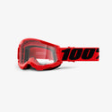 100% 风镜 STRATA 2 青年款 Goggle 红