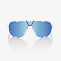 100% 运动眼镜 100% Westcraft Soft Tact 白 Hiper 蓝 Multilayer Mirror Lens
