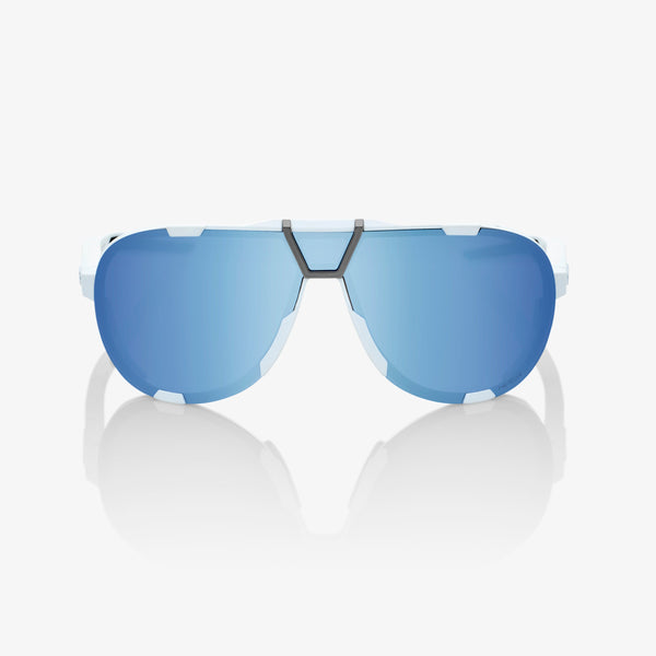 100% 运动眼镜 100% Westcraft Soft Tact 白 Hiper 蓝 Multilayer Mirror Lens
