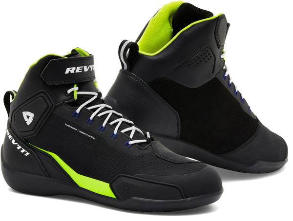 REVIT 骑行鞋 G-Force H2O Waterproof Motorcycle Shoes Black/Yellow Fluo