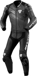 REVIT 骑行服 Apex 2-Piece Motorcycle Leather Suit Black/White