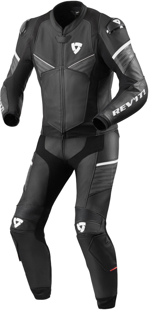 REVIT 骑行服 Beta 2-Piece Motorcycle Leather Suit Black/White