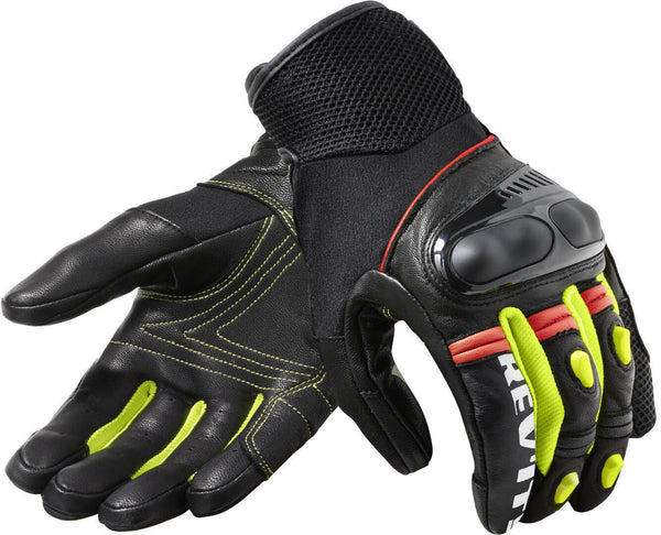 REVIT 手套 Revit Metric Motorcycle Gloves Black/Yellow