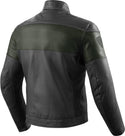 REVIT 骑行夹克 Nova Vintage Motorcycle Leather Jacket Black/Green