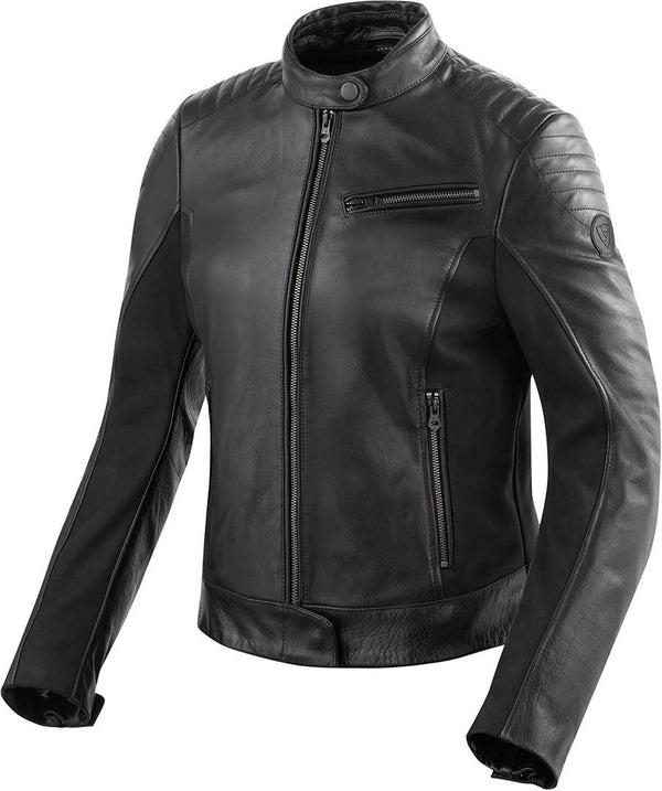 REVIT 骑行夹克 Clare Ladies Motorcycle Leather Jacket Black