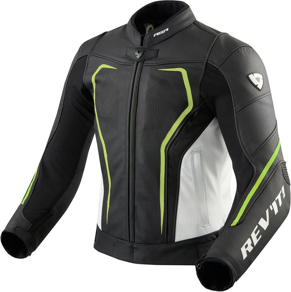 REVIT 骑行夹克 Vertex GT Motorcycle Leather Jacket Black/Yellow