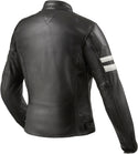REVIT 骑行夹克 Meridian Ladies Motorcycle Leather Jacket Black/White
