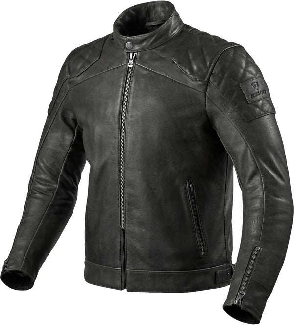 REVIT 骑行夹克 Cordite Motorcycle Leather Jacket Black
