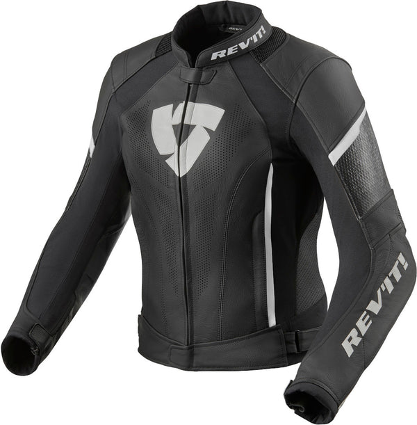 REVIT 骑行夹克 Xena 3 Ladies Motorcycle Leather Jacket Black/White