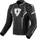 REVIT 骑行夹克 Glide Motorcycle Leather Leather Jacket Black/White/Grey