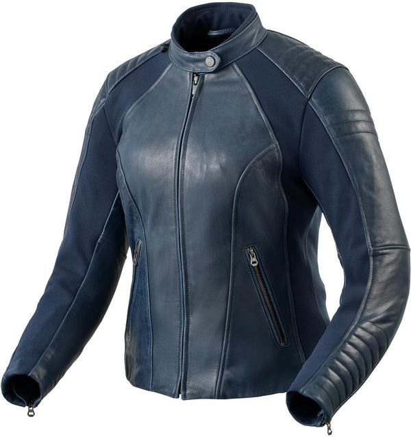 REVIT 骑行夹克 Coral Ladies Motorcycle Leather Jacket Dark Blue